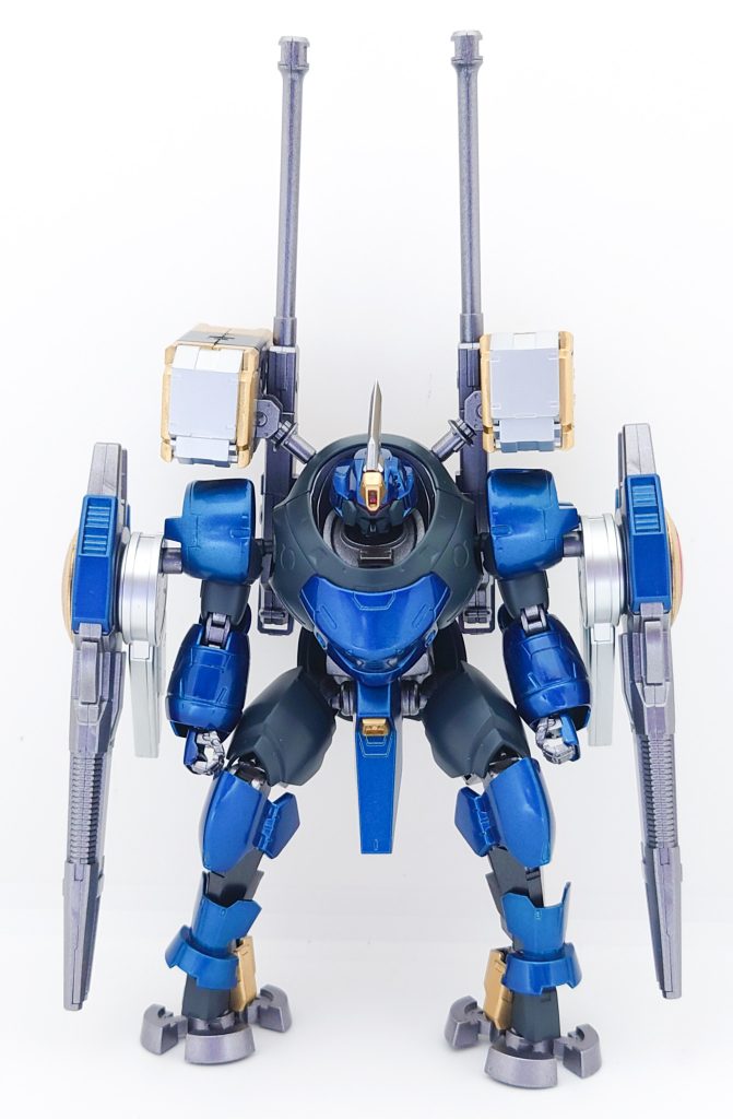 ASW-G-5:ガンダムマルバス前回のガンダムビフロンスと同じく、厄祭戦時のガンダムバエル「王」に側近として仕えた三騎士の一機というテーマで作成してみました。