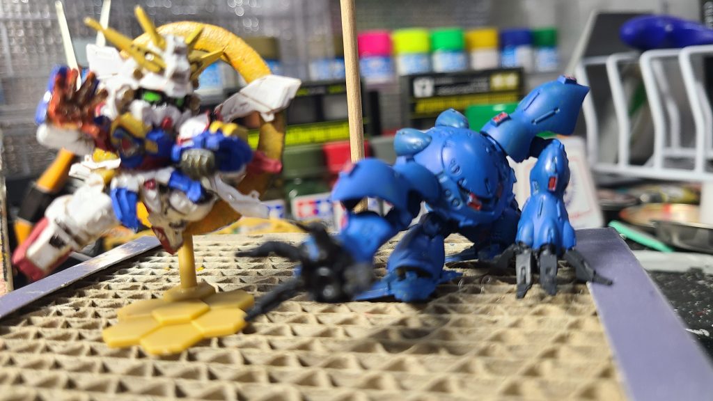 ちょこっと筆塗り＆放置していたバトン！