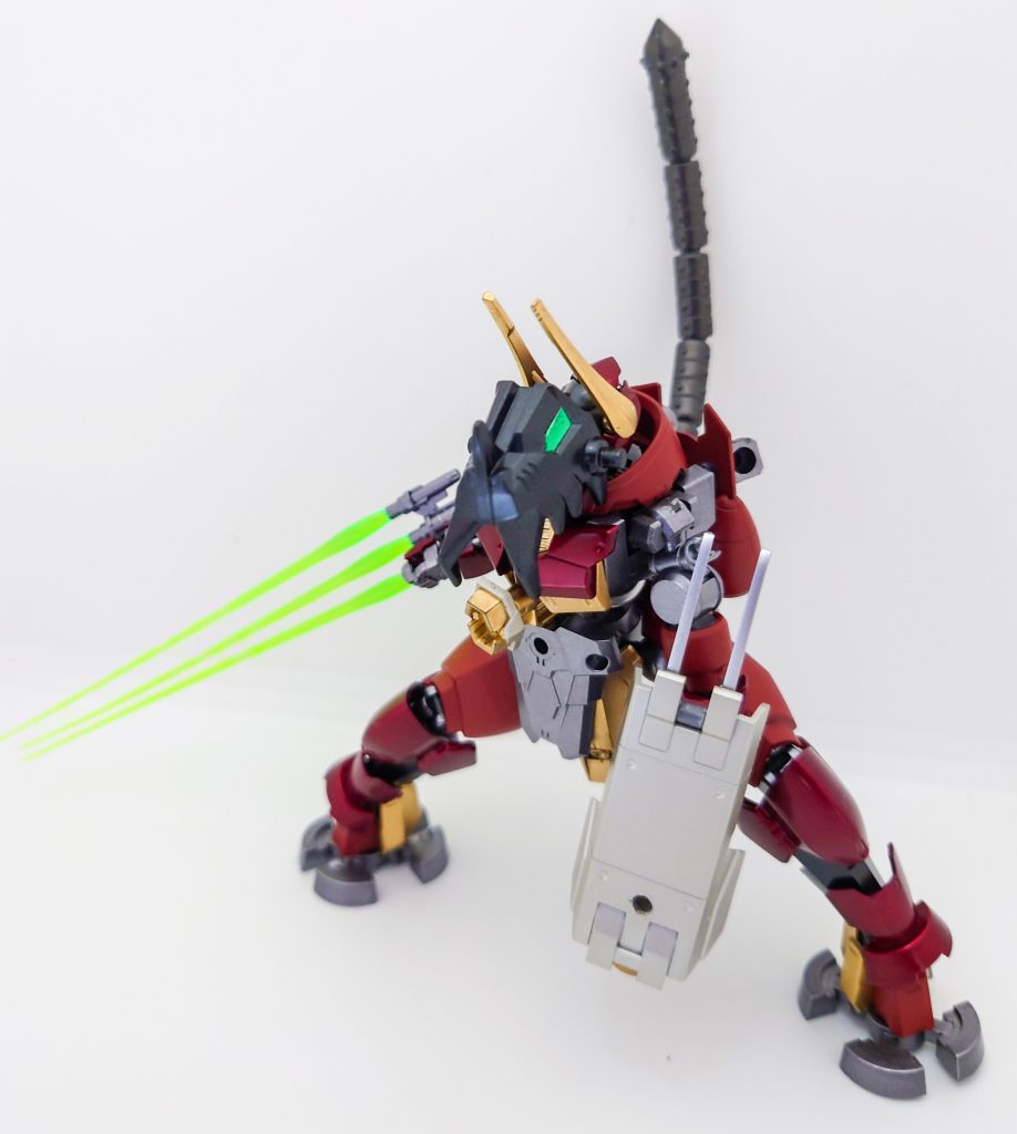 ビーストモード機動力が爆発的に向上する特殊モード。長時間の使用ができず、パイロットの負担が大きいためあまり使用されない。