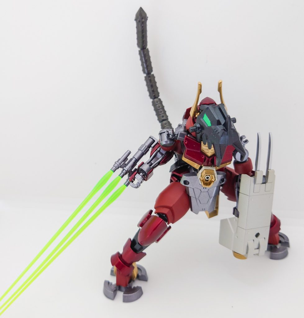 好きな漫画の『ナルト』の九尾をイメージしてみました。