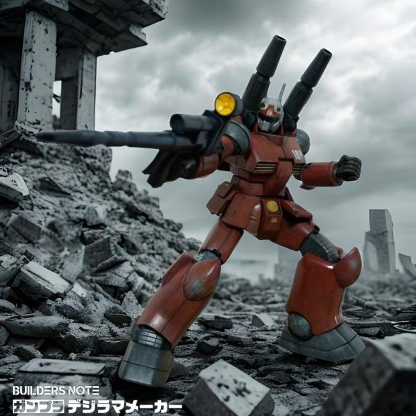 HG ガンキャノン　筆塗り全塗装計画　完了!!