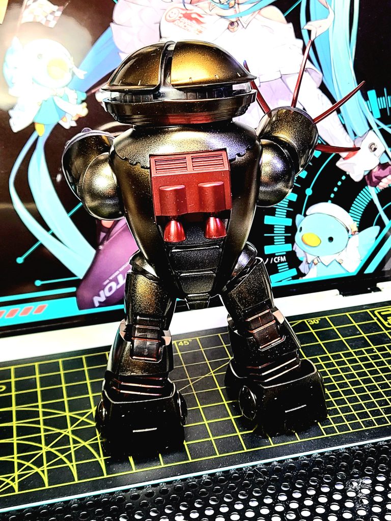 バックショット。ランドセルは赤