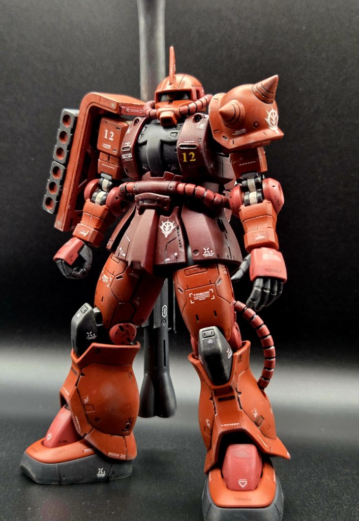 HG1/144 シャア専用ザク　赤い彗星Ver完成！