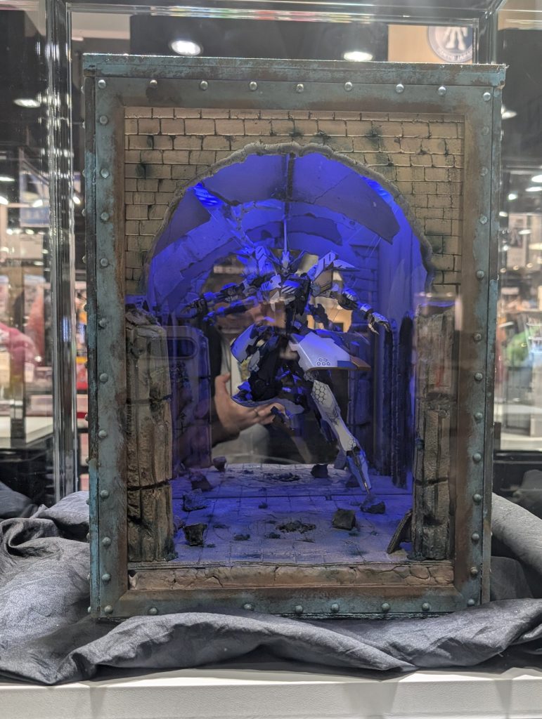 現在、お台場のガンダムベース東京にて展示中です。お立ち寄りの際はご覧頂けると幸いですm(_ _)m