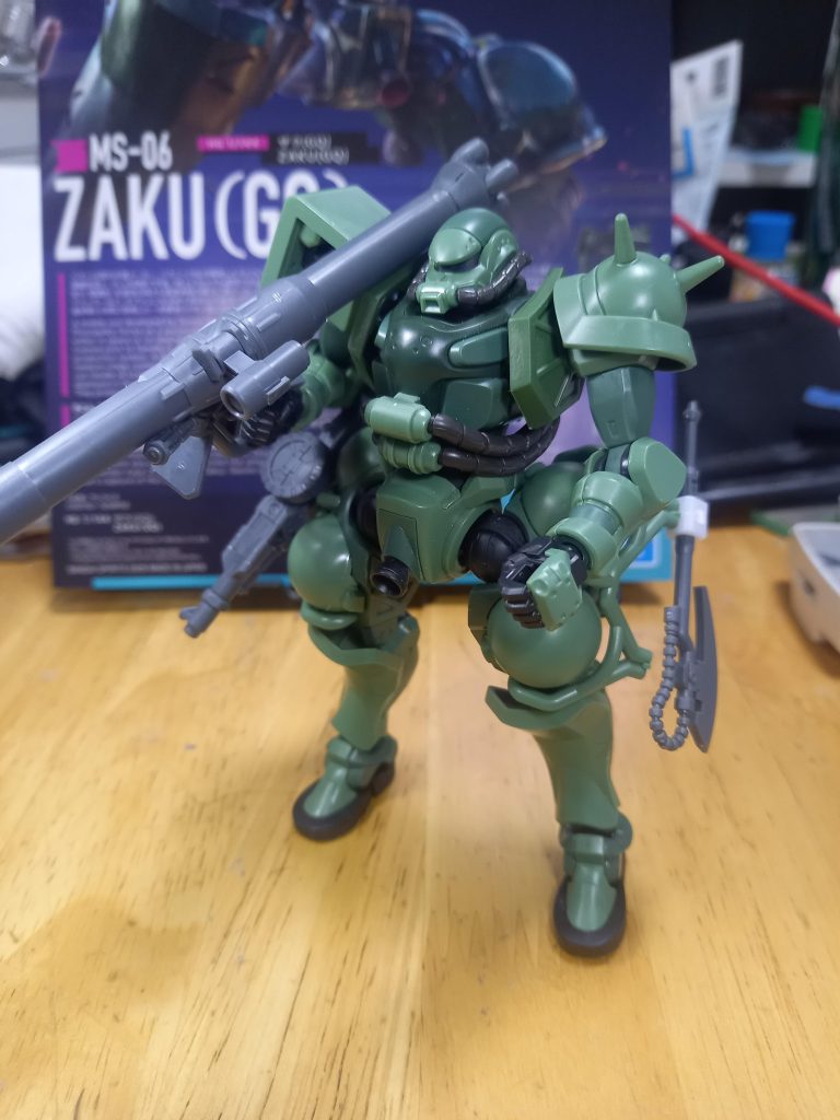 ザク(GQ)ウェポンラック増設–4枚目/制作者：disk