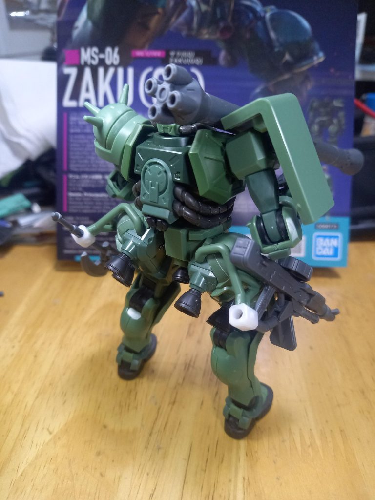 ザク(GQ)ウェポンラック増設–5枚目/制作者：disk