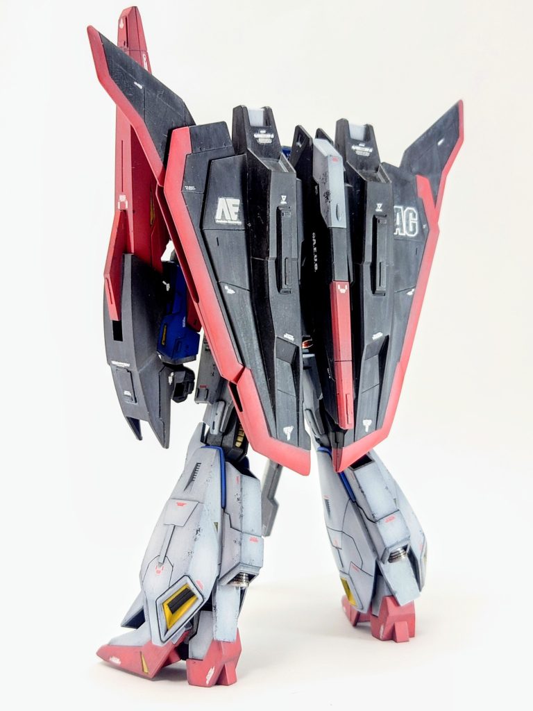 後ろ姿は凛々しい🎵脹ら脛もプラ板貼ってちょいゴツく👍