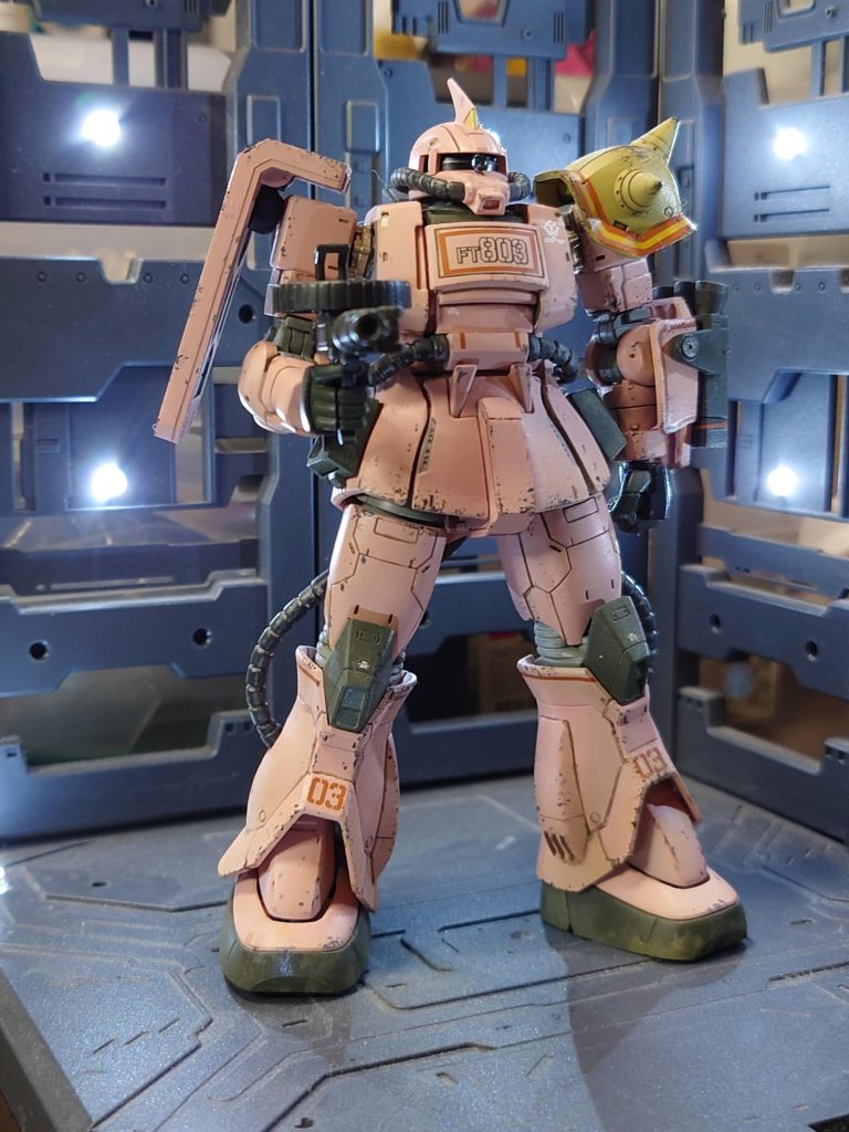 実は最初ピンク色に違和感有り有りで購入を見送ったのですが、錦糸町のリトルグレイさんで売ってるのを見て購入…そして今回製作した次第。組んで行くうちにだんだん好きになって行きました!後2個位組みたいです!バンダイ様にはキット再販とナンバーデカールの商品化を是非…!