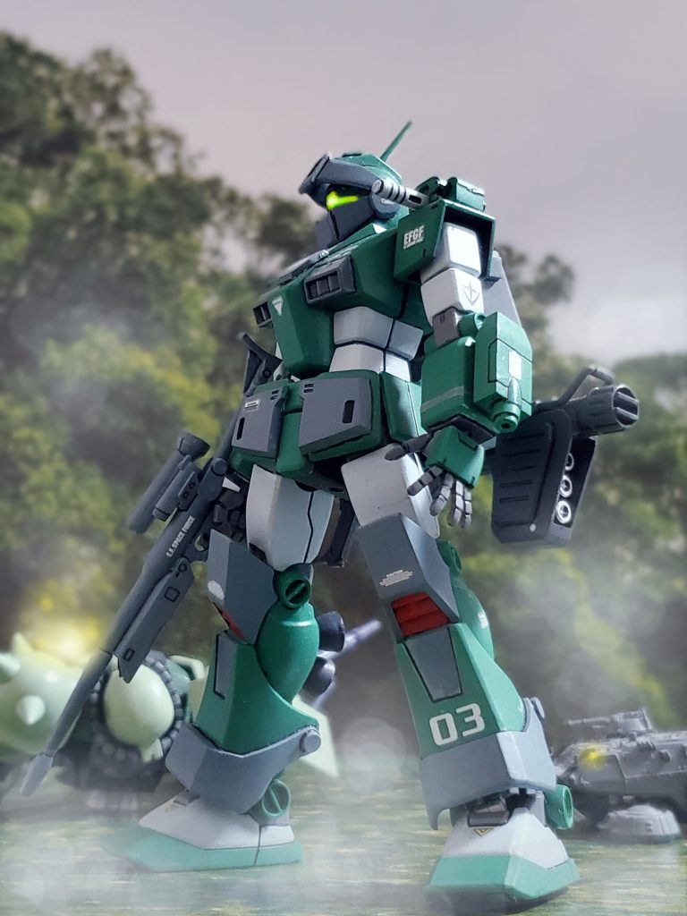 ヨーロッパ方面MS大隊は制圧したペテルブルグベースを拠点に周辺地域のジオン部隊と交戦。ロン・コウ少尉率いる第3小隊も次々に戦果を挙げ、戦線を押し上げオデッサ鉱山基地までのルートを着実に確保していった…。