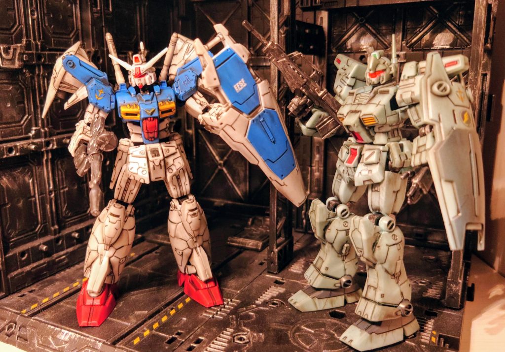 ガンダムフルバーニアン＆ジムカスタム