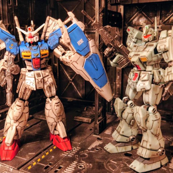 ガンダムフルバーニアン＆ジムカスタム