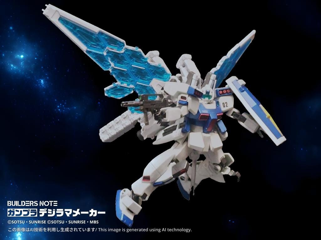 せっかくなのでデジラマメーカーで宇宙背景に。あ、スタンドが映り込んでる……本当はもっと写真を撮りたかったのですが、ポーズをグリグリ変えてるうちに股関節がポッキリ逝ってしまうという特大のトラブルが発生(´;ω;`)この投稿を書いている時点では、接着剤でくっつけて安静にしているところです……