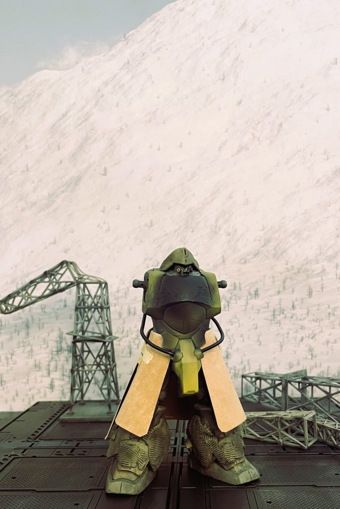 雪山背景のイメージとなります。