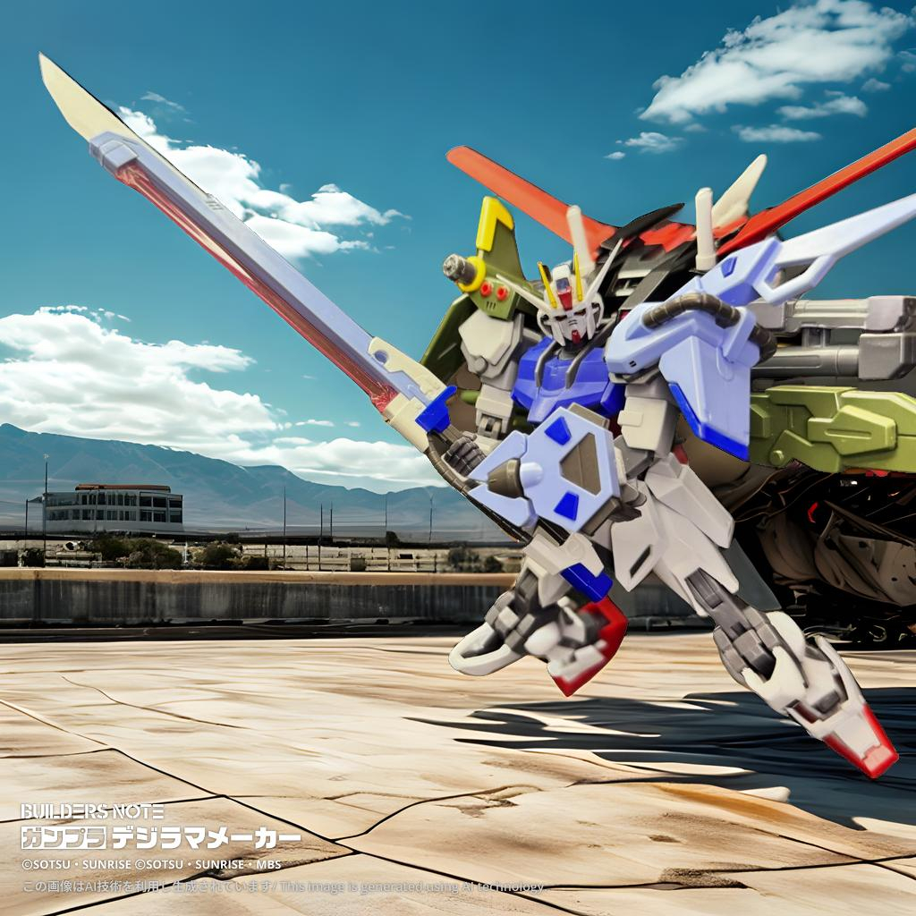 39話のオーブ攻防戦のときのPストライクのつもり