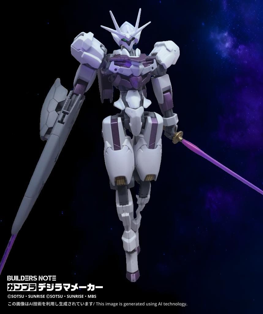 こういうビルド系っぽい機体は色々冒険できて作るの楽しいですね。今回はあまりやらないメタリック塗装と、クリアパールでのコーティング(ホワイト部)をやってみました。メタリックはいい感じにできたのですが、クリアパールは肉眼じゃないとよくわからないですね。