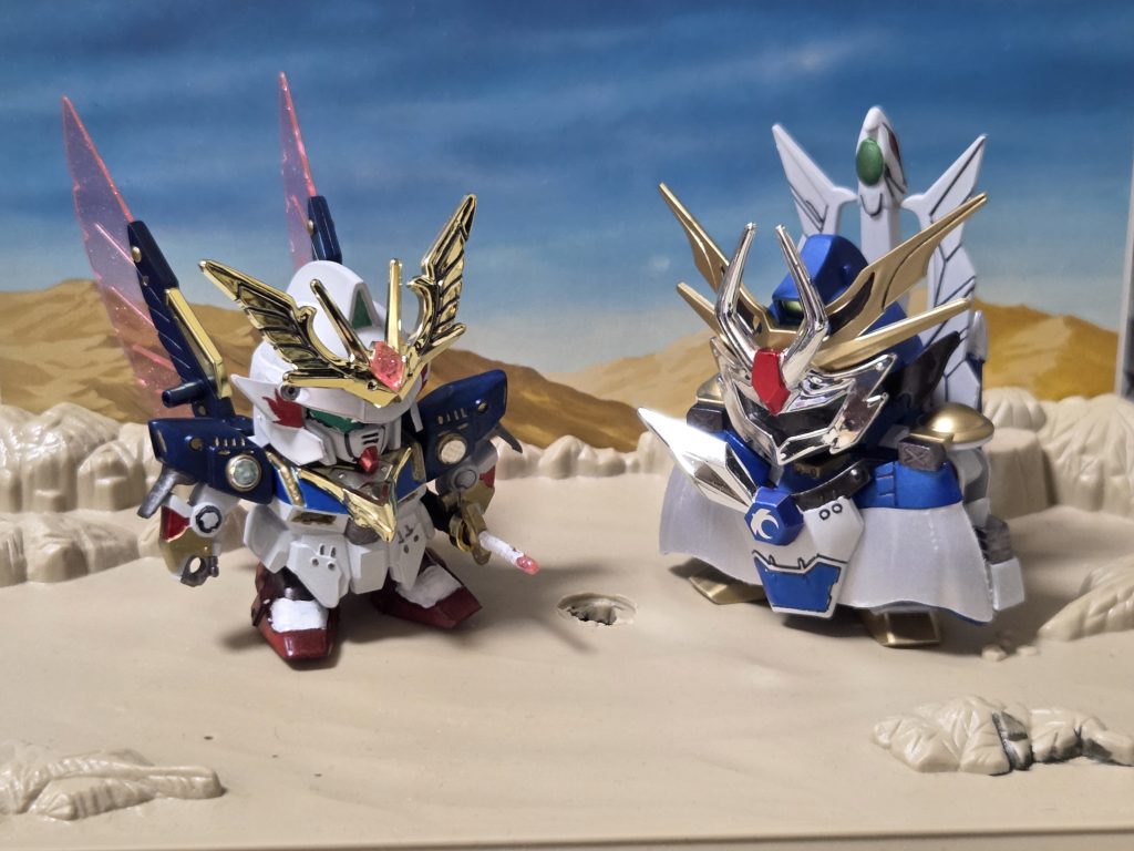 以前作った荒鬼と。ボンボン版の漫画ではこのコンビ感が最高でした。コンビというには飛駆鳥の未熟さが目立ってましたが。