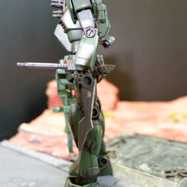 こやつもドライブラシを忘れたことに気がついて、ほっときゃいいのに、ドライブラシをすることにするアホな私(zaku-kao4)（2枚目）