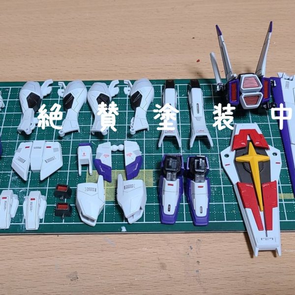 コレジャない・・・なんか違う・・・思ってたのと違う・・・なんか弱そう笑ということで塗りなおしすることにした塗装が厚くなるので組み上げ慎重にしないと・・・（4枚目）