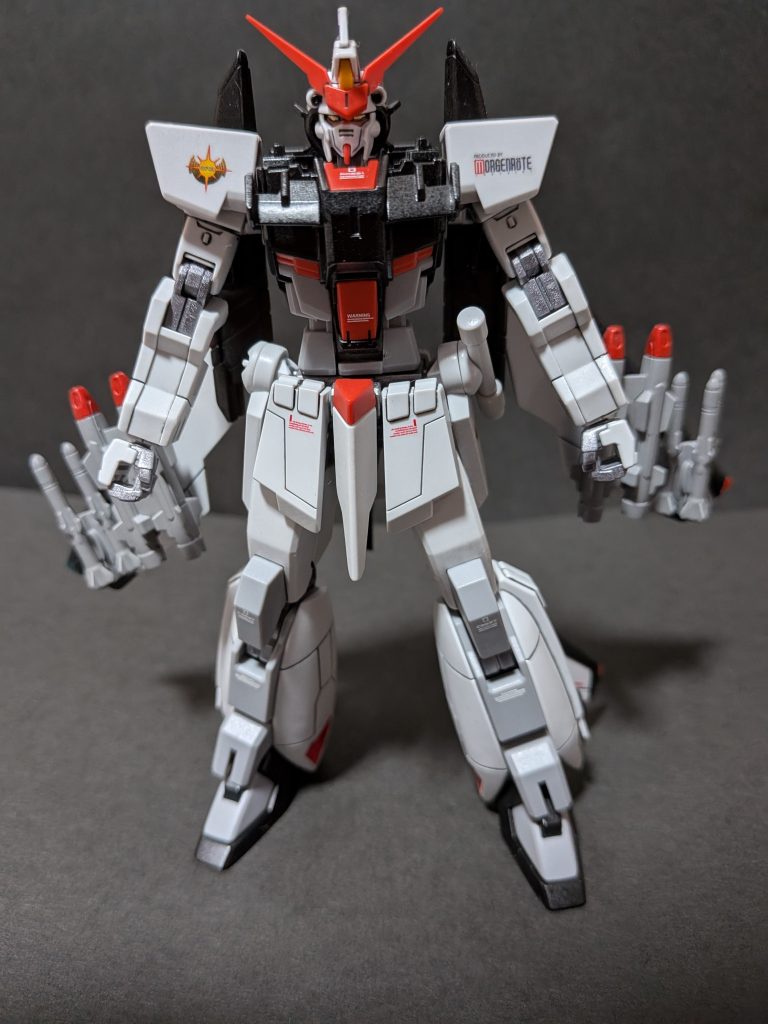 ビームライフル、シールド外して正面