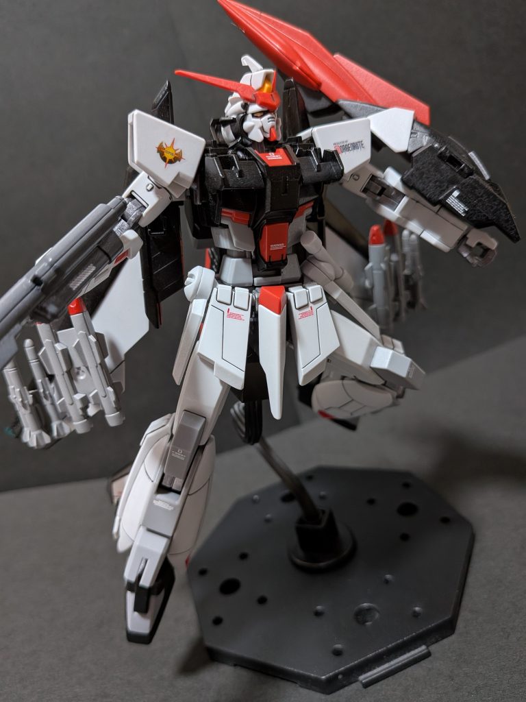 スタンドつけて飛行ポーズ