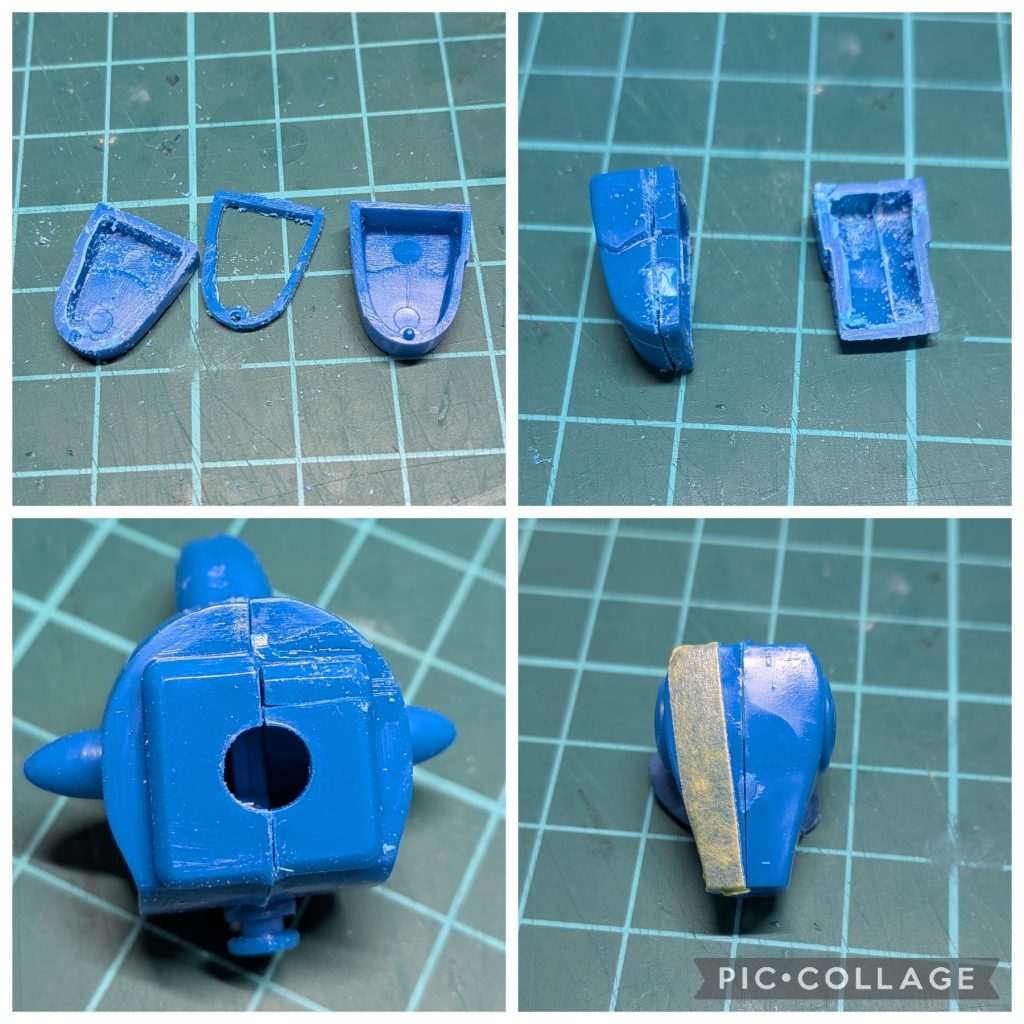 腕は太すぎるので幅詰めしました。