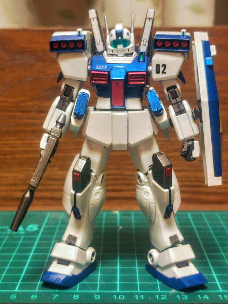 次回はこれをベースにしてもう一捻りします。ガンプラ作成技術だけでなく、撮影技術も欲しいところ。