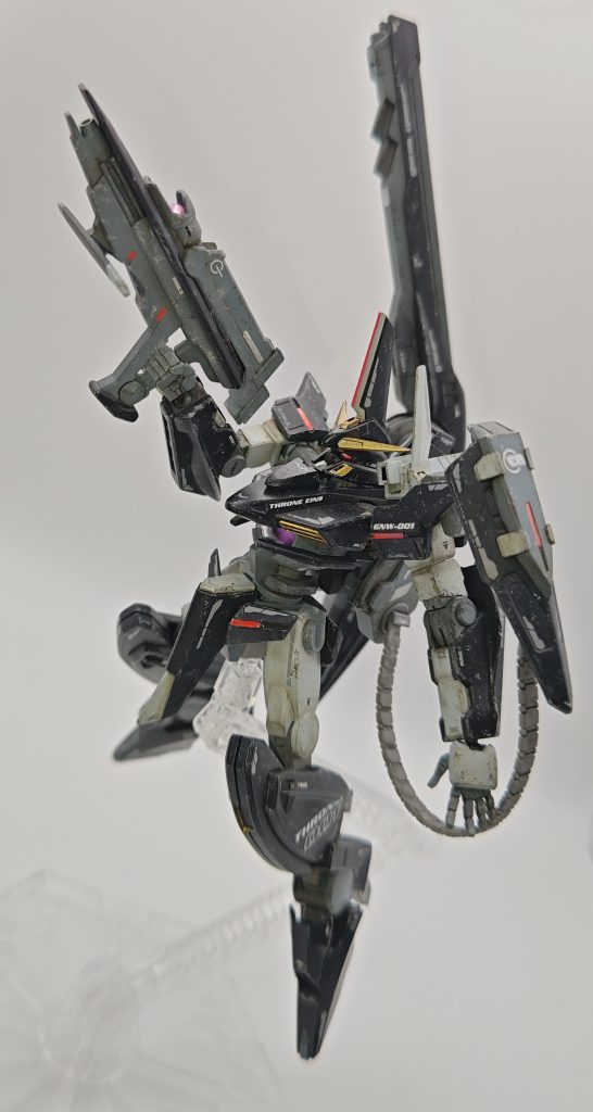 ライフルの汚しはすごく楽しいです。でもその勢いで本体やりすぎちゃいましたね。