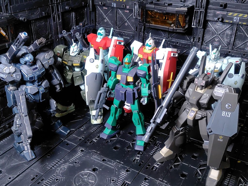 連邦軍脅威のジムニズム!ジェスタキャノンとジムキャノン2はちょっと似てますね。