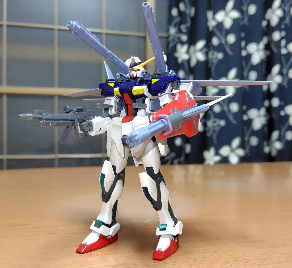 ルージュのI.W.S.Pも換装出来た。腰部のサーベルは外して。