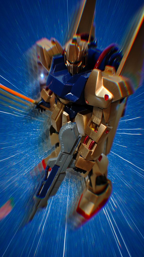 ちょっと画像加工してみました!『出撃風仕様』艦から出撃をしたスピード感を出したくてぼかしと残影を出してみました。