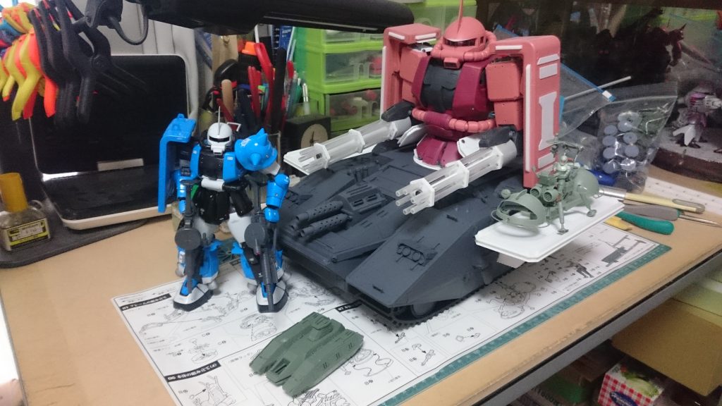 1/48　ザクタンク–2枚目/制作者：miyumiku212