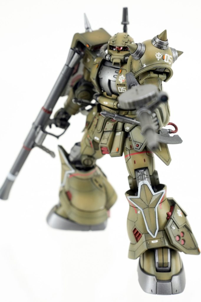 HG 1/144 高機動型ザク 地上用 (ダナン機)完成しました！–9枚目/制作者：black🇯🇵