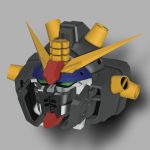 なかなか禍々しい感じにモデリングするのは苦労します…(gundam-kao5)[…]
