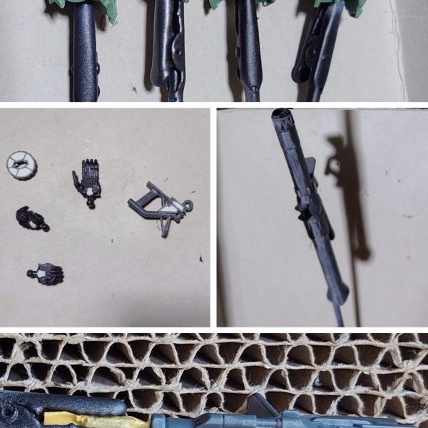 妄想クランバトル企画、第2弾用のザク。鏡の国のアリスの登場キャラクター“ハンプティ・ダンプティ”に見立てて全塗装。MAVパートナーがまだいないので、先行して簡易的に紹介しておきます。（4枚目）