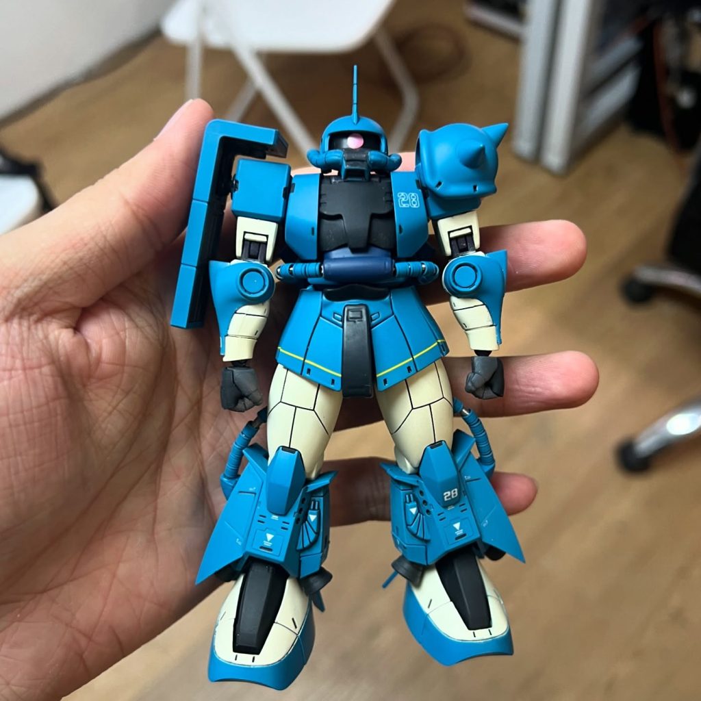 Re:ROBOT魂 MS-06R-2 ZAKU II HIGHT MOBILITY TYPE ROBERT GILLIAM CUSTOM MODEL ver. A.N.I.M.E.–2枚目/制作者：@PhantomCat