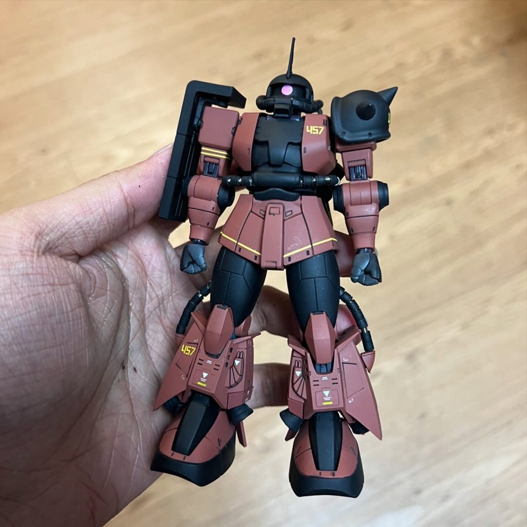 Re:ROBOT魂 MS-06R-2 ZAKU II HIGHT MOBILITY TYPE GABBY HAZARD CUSTOM MODEL ver. A.N.I.M.E.–2枚目/制作者：@PhantomCat