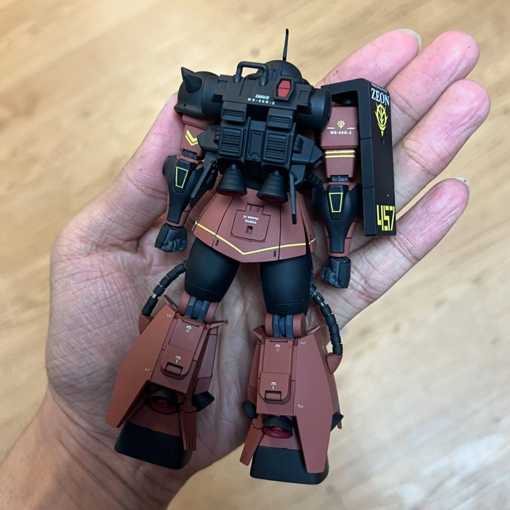 Re:ROBOT魂 MS-06R-2 ZAKU II HIGHT MOBILITY TYPE GABBY HAZARD CUSTOM MODEL ver. A.N.I.M.E.–3枚目/制作者：@PhantomCat