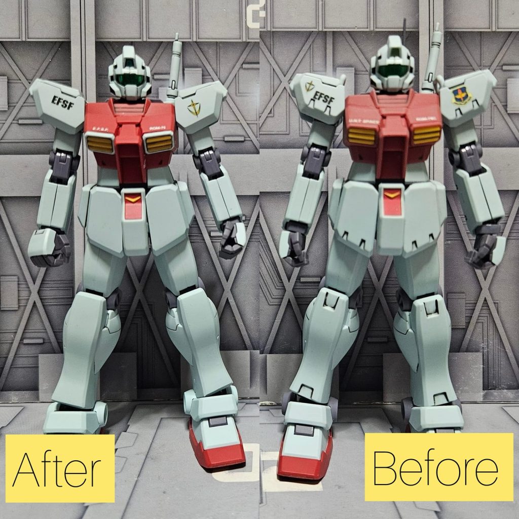 Re:ROBOT魂 RGM-79[E] GM Early Type ver. A.N.I.M.E.–4枚目/制作者：@PhantomCat