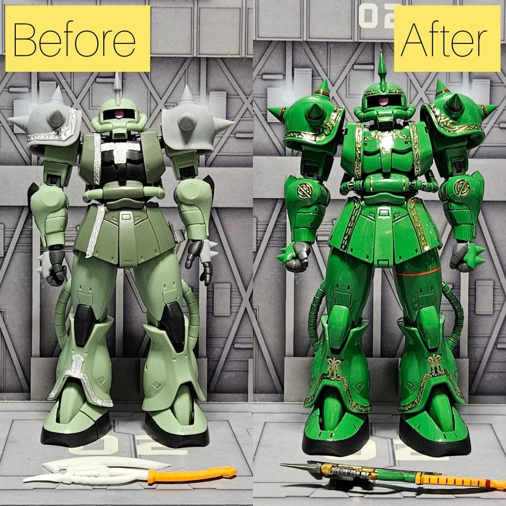 Re: ROBOT魂 ドズル・ザビ専用ザクII–7枚目/制作者：@PhantomCat