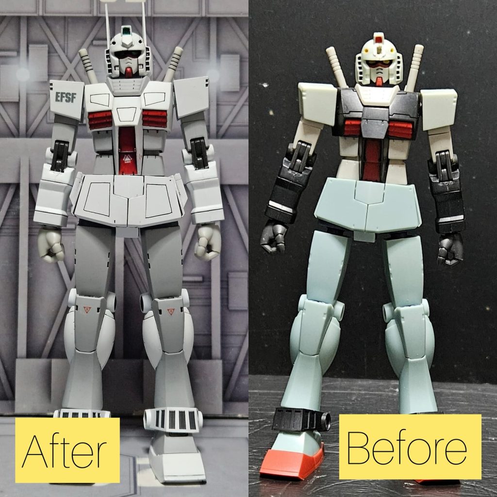 Re:ROBOT魂 RX-78-1 Roll Out Color–8枚目/制作者：@PhantomCat