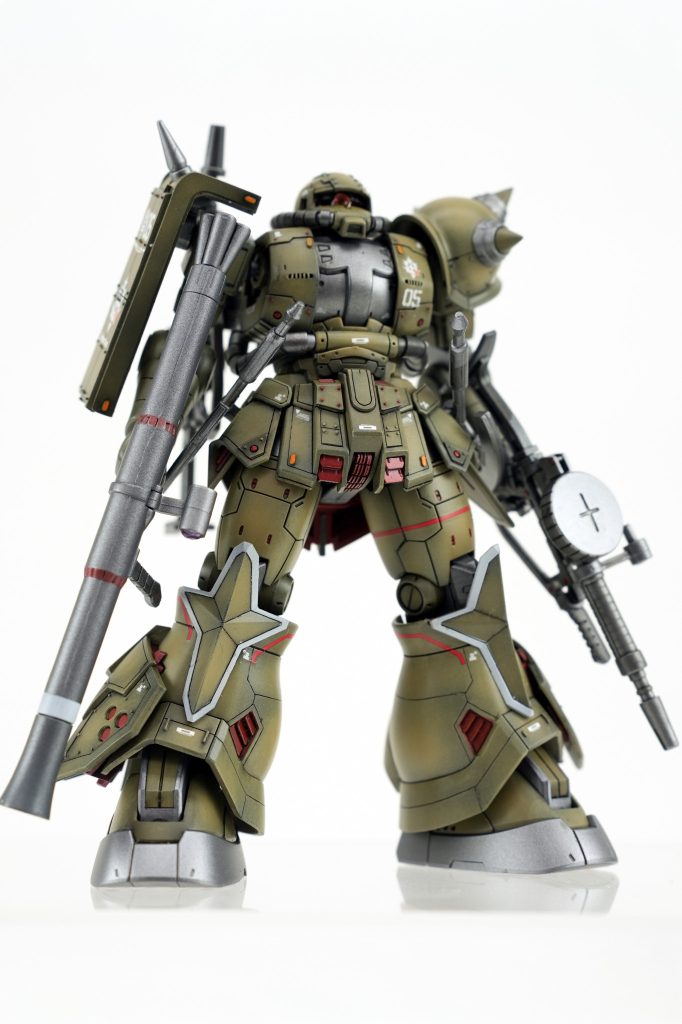 HG 1/144 高機動型ザク 地上用 (ダナン機)完成しました！–3枚目/制作者：black🇯🇵