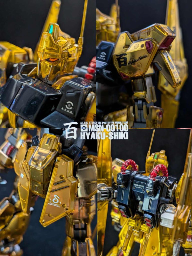 MG 百式 メカニカルコアメッキ フレーム全塗装–7枚目/制作者：しうまい