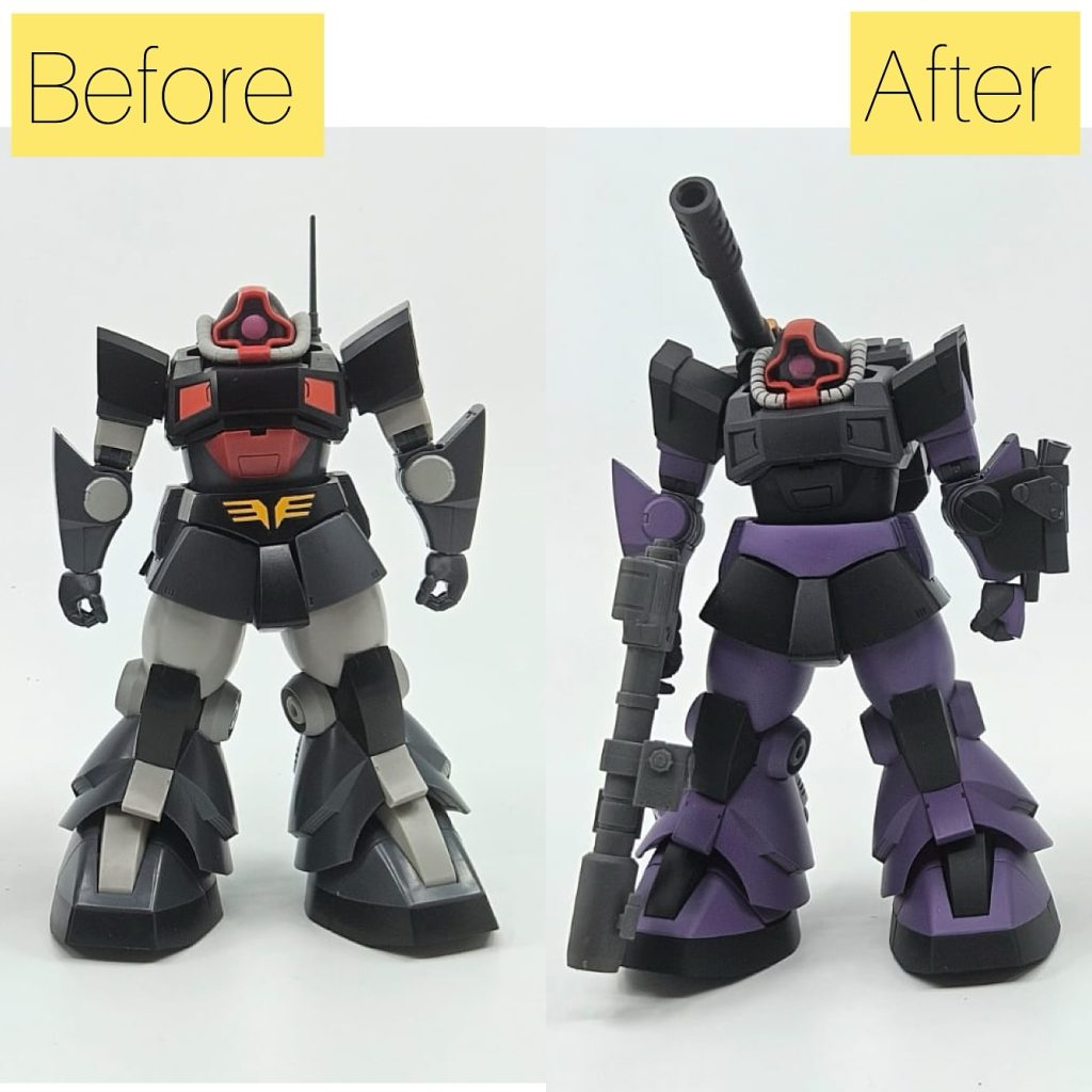 Re:ROBOT魂 MS-09K-1 DOM CANNON TYPE ver. A.N.I.M.E.–7枚目/制作者：@PhantomCat