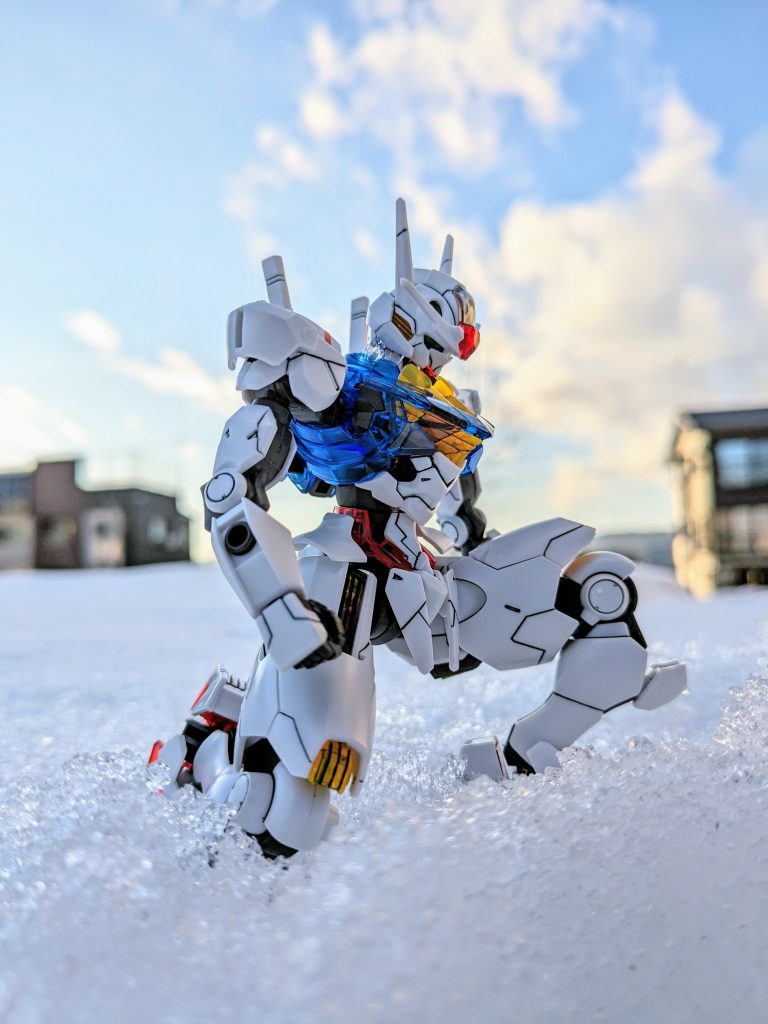 ガンプラの写真を撮り始めるきっかけになった写真ですね