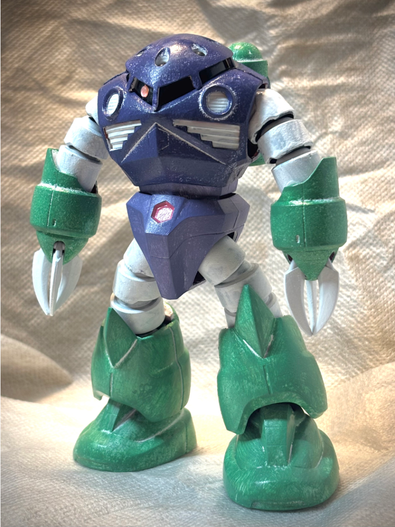 トロピカルなズゴック–2枚目/制作者：とうと＠はじめてのスポンジ塗装