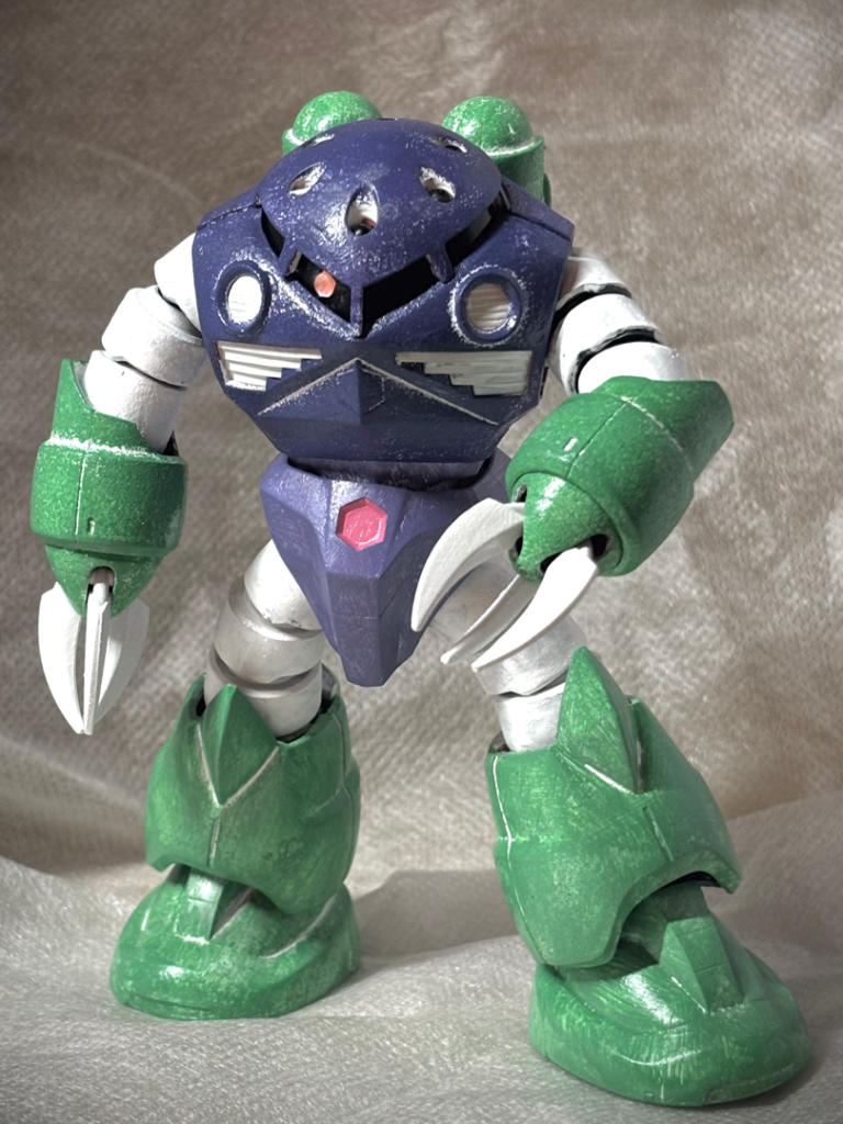 トロピカルなズゴック–3枚目/制作者：とうと＠はじめてのスポンジ塗装