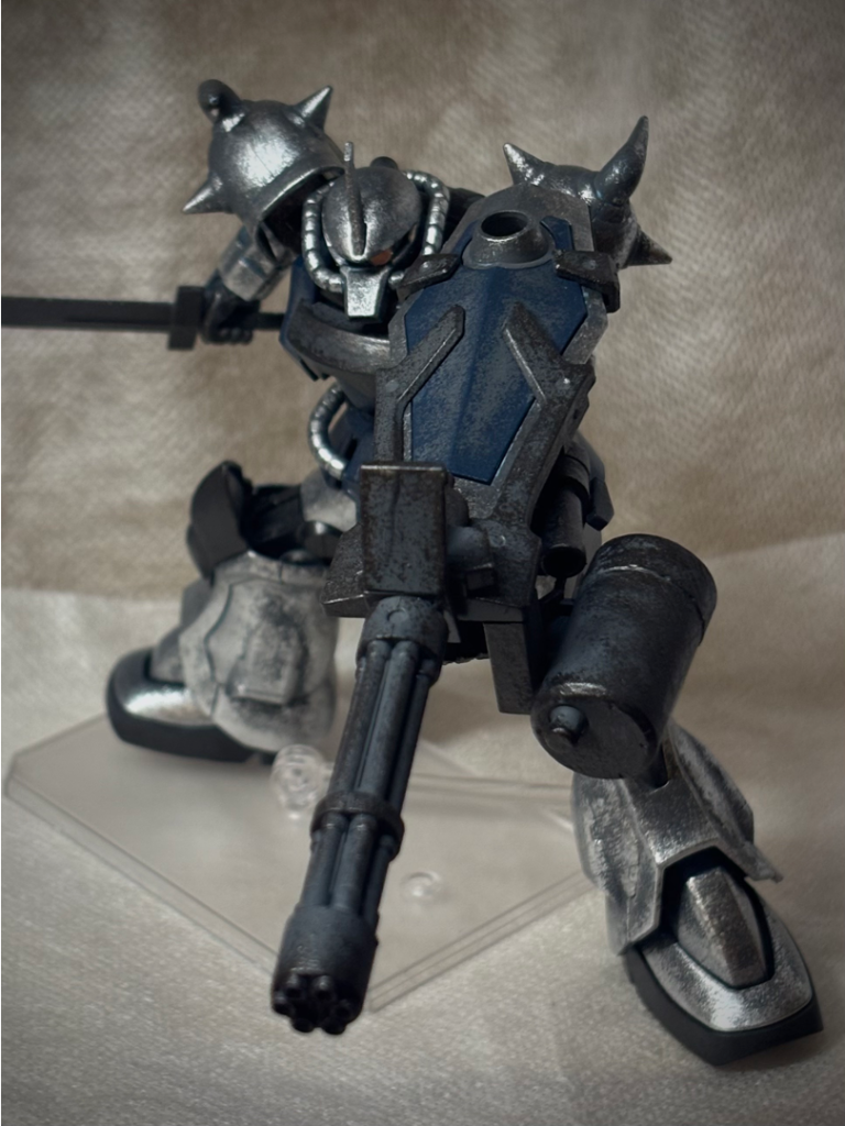 グフ・カスタム〜下地を透かしてサビサビ感。