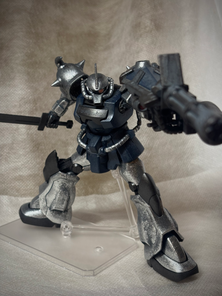 グフ・カスタム〜下地を透かしてサビサビ感。–3枚目/制作者：とうと＠はじめてのスポンジ塗装