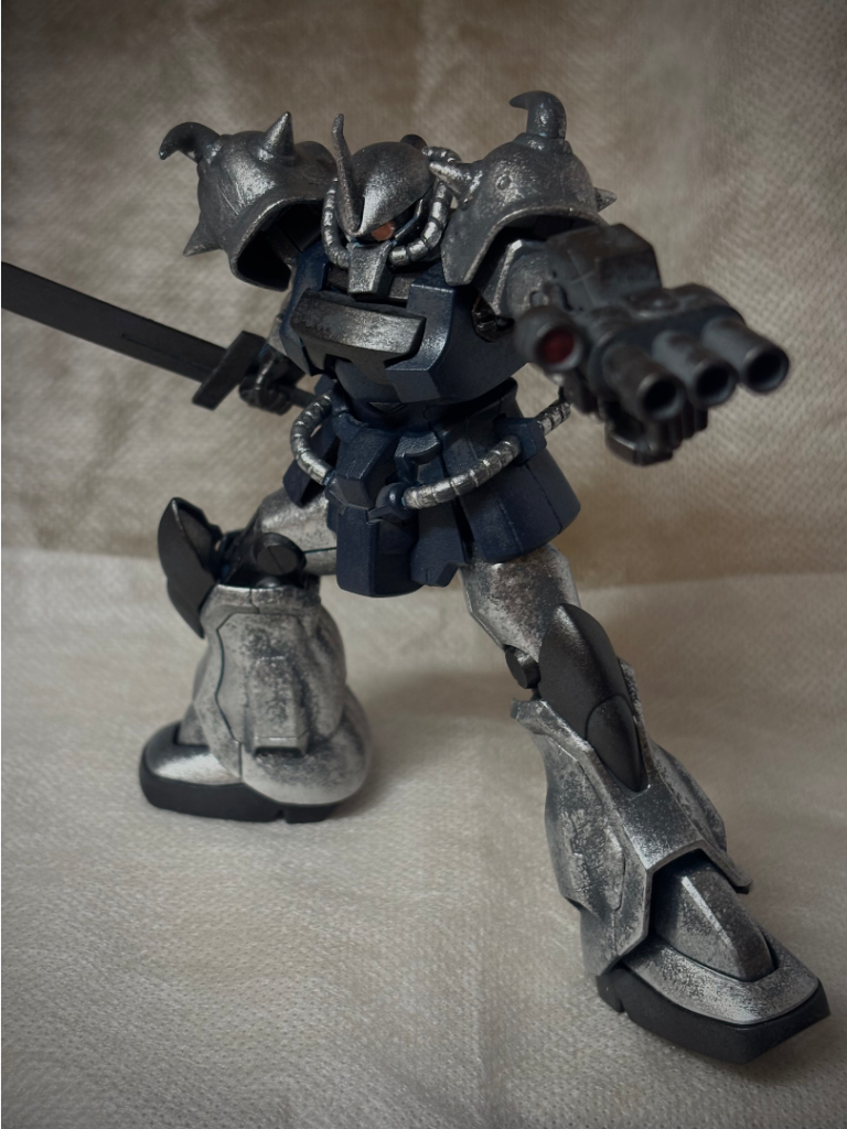 グフ・カスタム〜下地を透かしてサビサビ感。–4枚目/制作者：とうと＠はじめてのスポンジ塗装