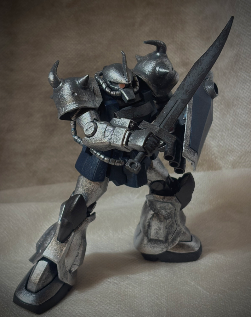 グフ・カスタム〜下地を透かしてサビサビ感。–5枚目/制作者：とうと＠はじめてのスポンジ塗装